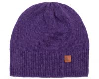 фиолетовая шапка из кашемира женские шапки кашемир фиолетовая