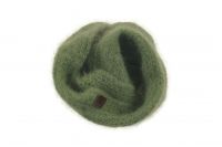 снуд из мохера женские шапки мохер зеленая зеленый